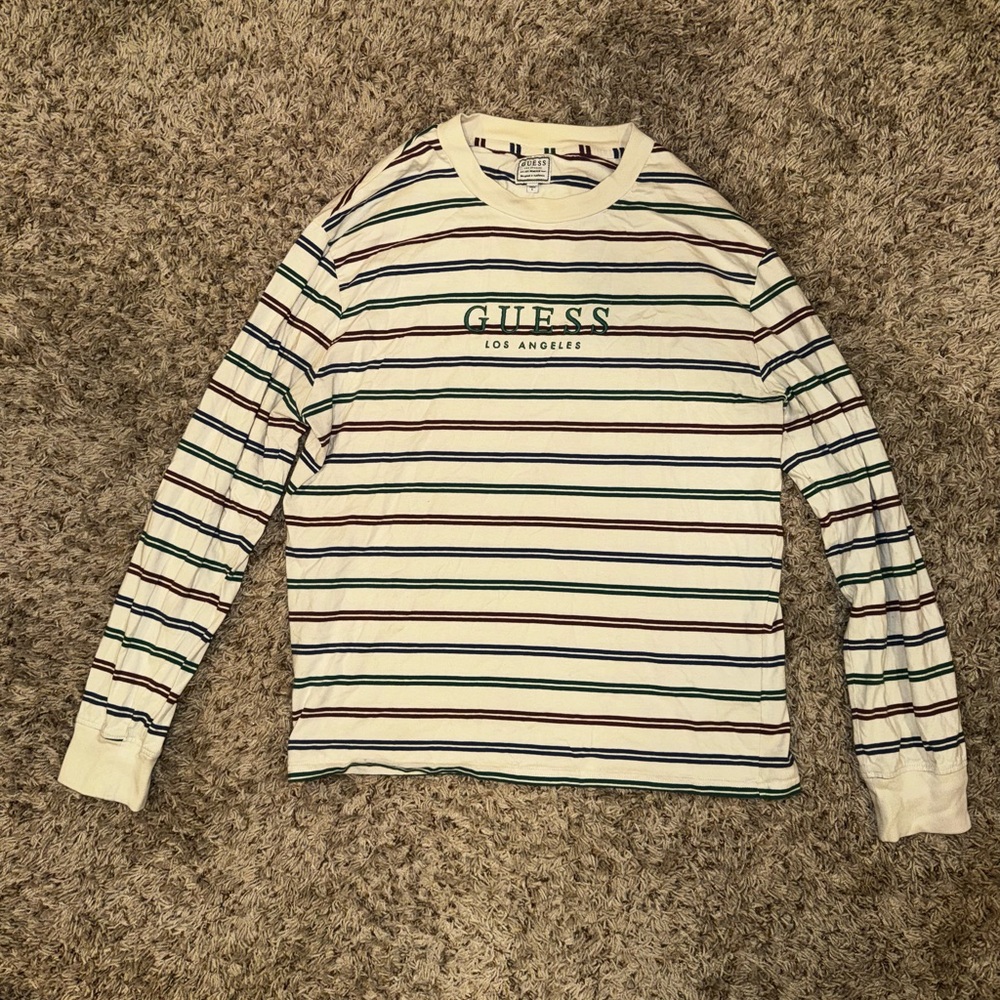 Guess Multicolor Striped Tee